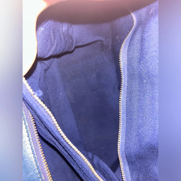 Celine CMacadam Canvas Blue Boston Bag - Picture 6 of 14